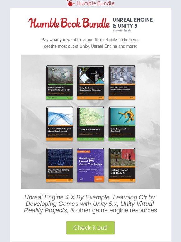 Humble Bundle: Unity & Unreal Engine resources abound in our new Book ...
