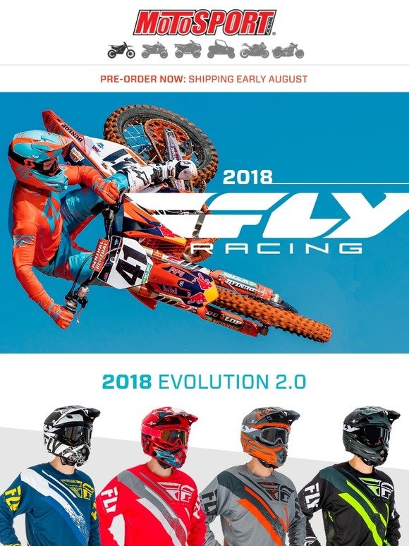 MotoSport 2018 Fly Riding Gear Milled