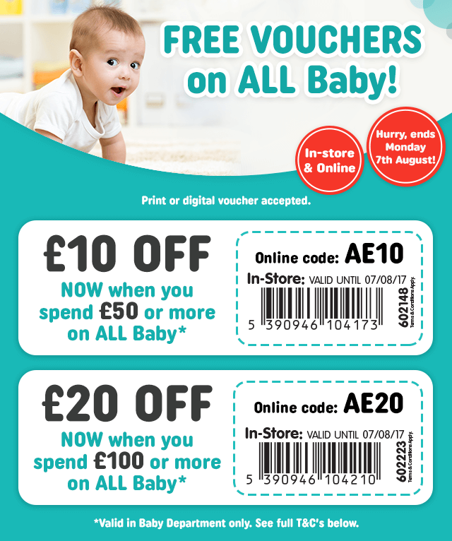 Smyths Toys HQ: FREE £20 OFF Voucher On ALL Baby In-store And Online ...