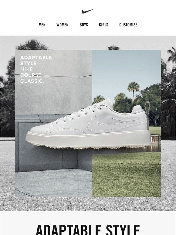 nike course classic white