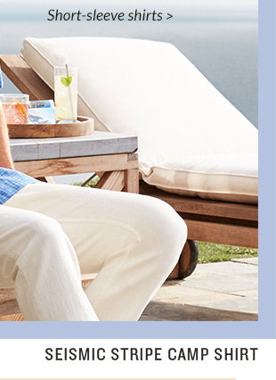 Short-Sleeve Shirts | Seismic Stripe Camp Shirt