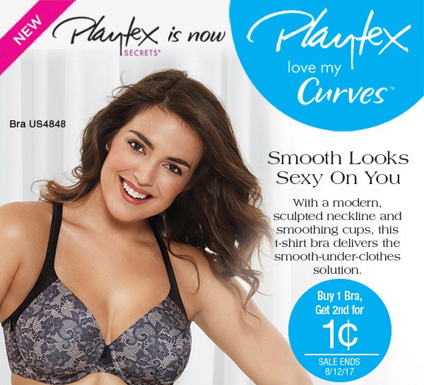 Playtex® Bras: Love My Curves Beautiful Lace & Lift Full-Figure