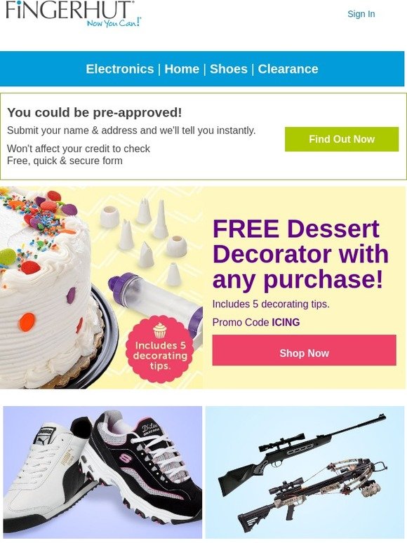 Fingerhut Fingerhut FREE GIFT! Get a Dessert Decorator with any order