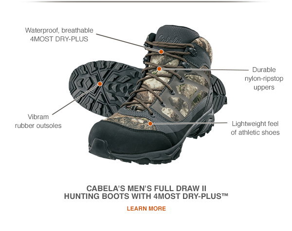 Cabela's Men's Full Draw II Hunting Boots