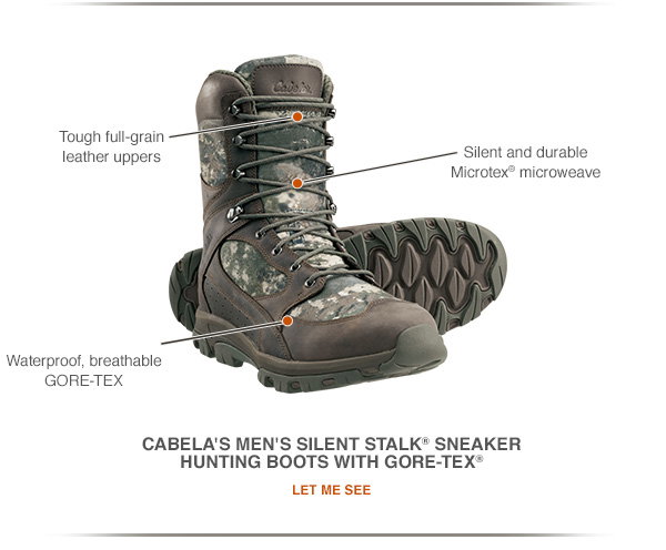 Cabela's Men's Silent Stalk Sneaker Hunting Boots with GORE-TEX®