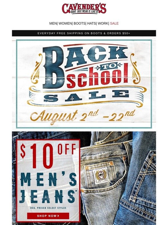Cavender's: Denim Deals: All Blue, All 