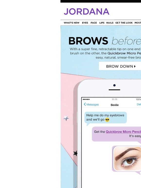 Brow you doin’? 💁