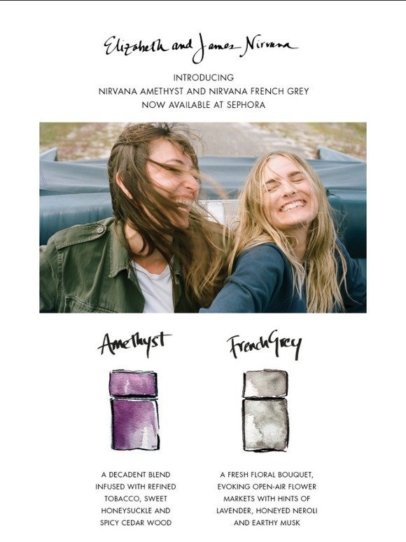 Just In: Nirvana Amethyst and Nirvana French Grey