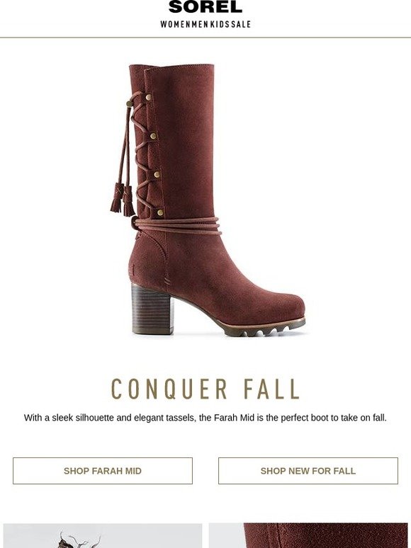 sorel farah mid boot