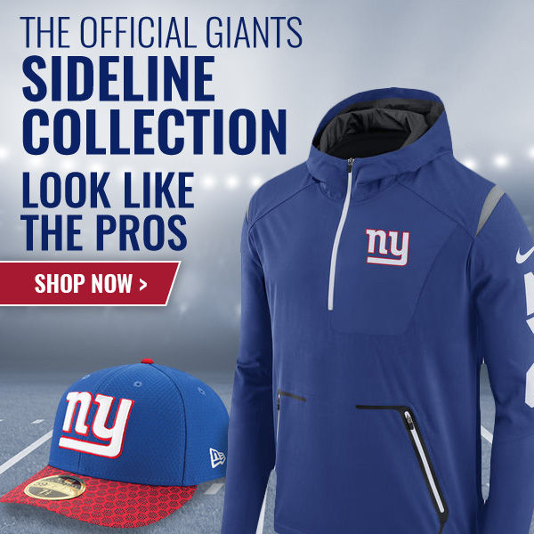 ny giants sideline gear