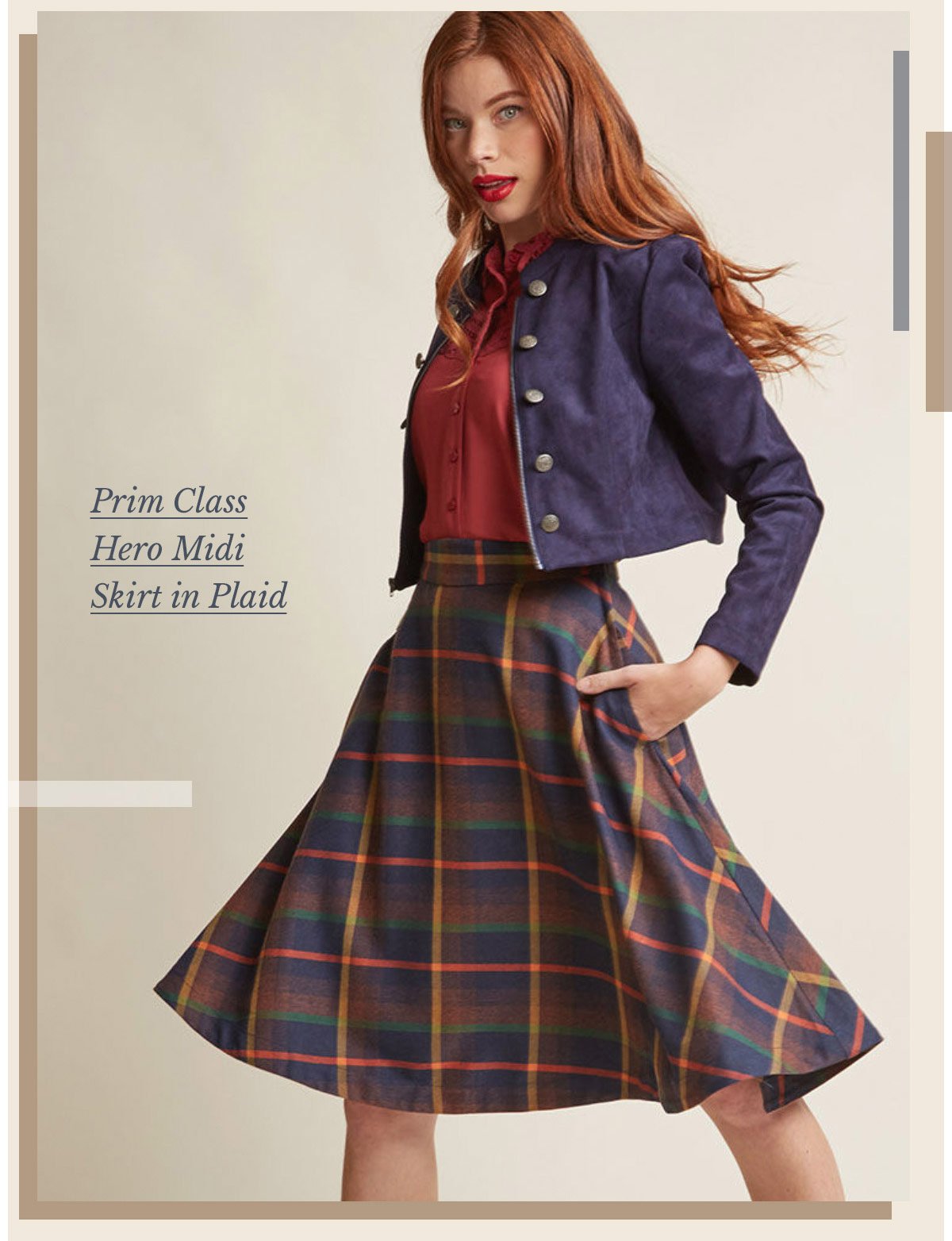Modcloth: This fall, we're feeling 'plaid' to the bone! | Milled