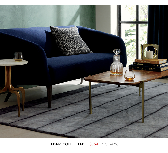 cb2 adam coffee table