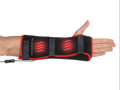 Hammacher Schlemmer: The Heated LED Wrist And Forearm Pain Reliever ...