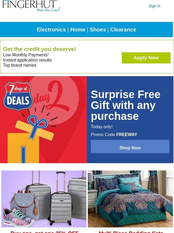 Fingerhut Fingerhut Get a Surprise Free Gift with any order! Milled