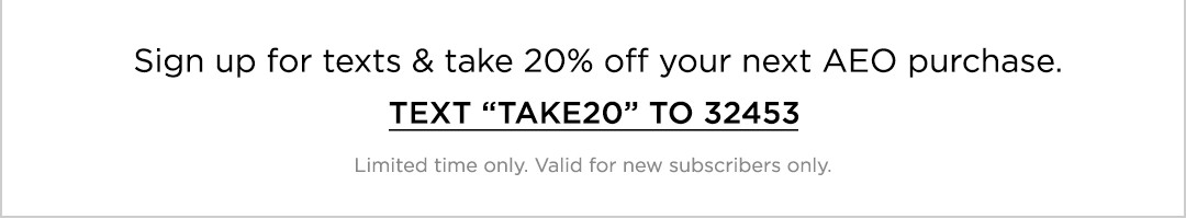 Turn your images on. Shop AEO