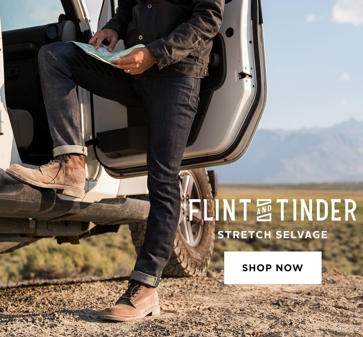 Huckberry Flint and Tinder Men's Everyday Stretch Denim Jeans