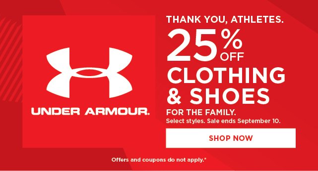 Kohl's: Take off Under Armour!