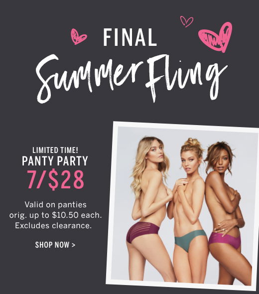 It's a 10/$35 Panty Party 🎉 - Victoria's Secret Email Archive