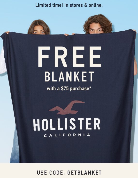 hollister blanket free