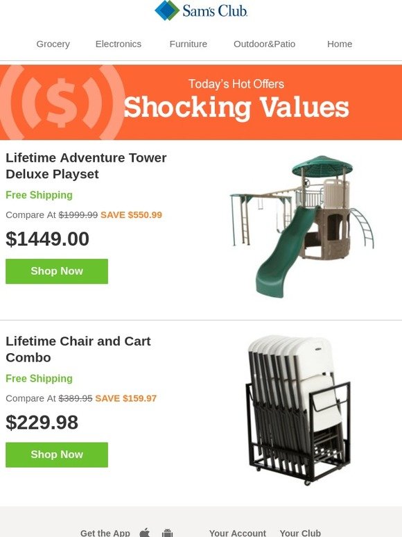 Sam's Club Lifetime Adventure Tower Deluxe Playset Milled