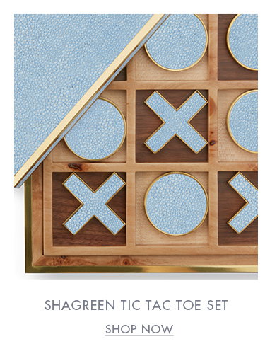 SHOP THE SHAGREEN TIC TAC TOE SET