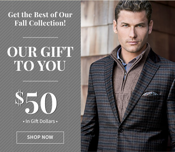Our Gift To You - $50 - A token of our 
appreciation for you. Restrictions apply, terms below