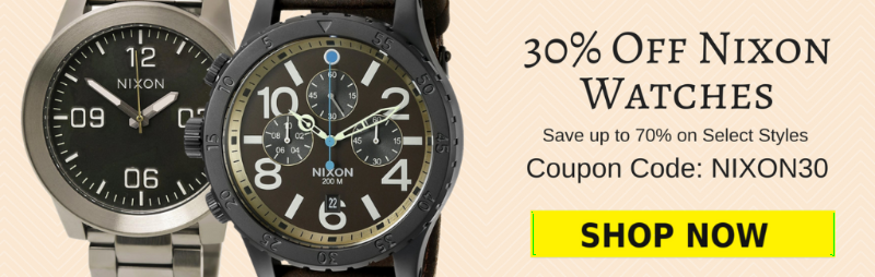 Nixon watch coupon Clearance