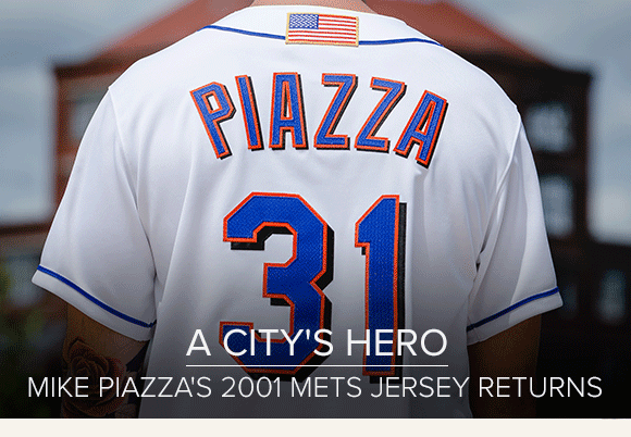 Mitchell & Ness: Special Release - Mike Piazza 2001 Authentic Jersey - A  City's Hero