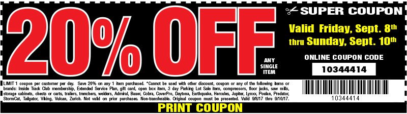 Harbor Freight Tools Your Off Coupon Is Here Plus 3 Free Gifts Milled