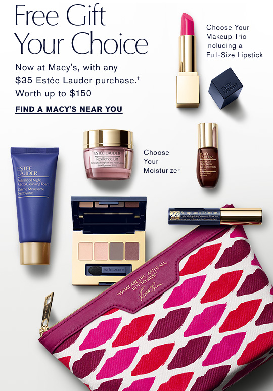 Estée Lauder Now at Macy's Free 7Piece Gift, with your purchase