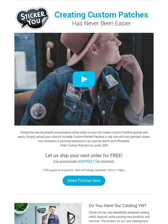 StickerYou StickerYou breakthrough in creating Custom Patches! Milled