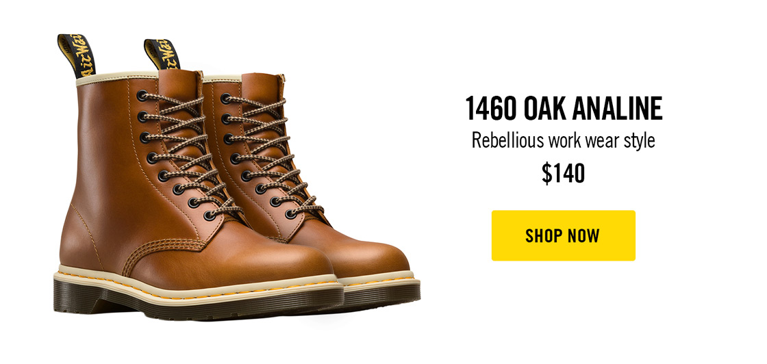 dr martens 1460 oak analine