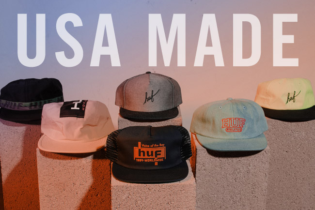 Huf Worldwide Wear Them High Usa Made Huf Hats Milled