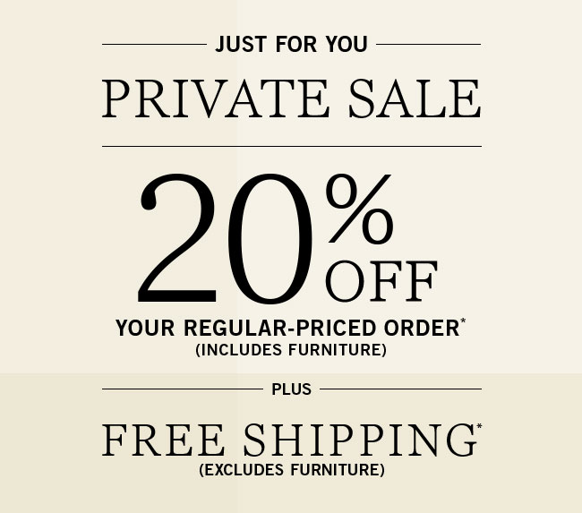 Free furniture shipping pottery barn discount