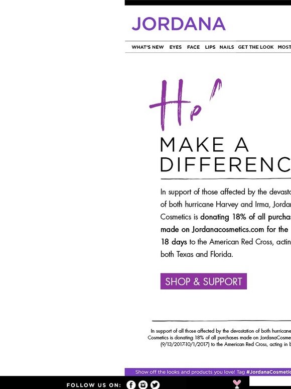 Give Back. Make A Difference. 💜