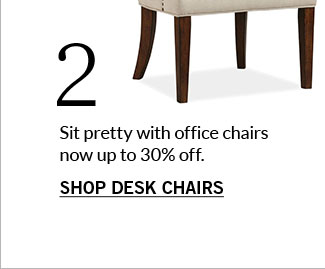 2 SHOP DESK CHAIRS