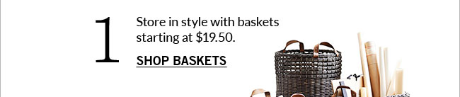 1 SHOP BASKETS