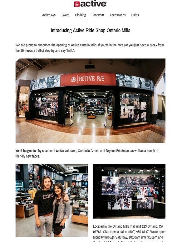 Active Ride Shop: The Active Family Just Got a Little Bit Bigger | Milled