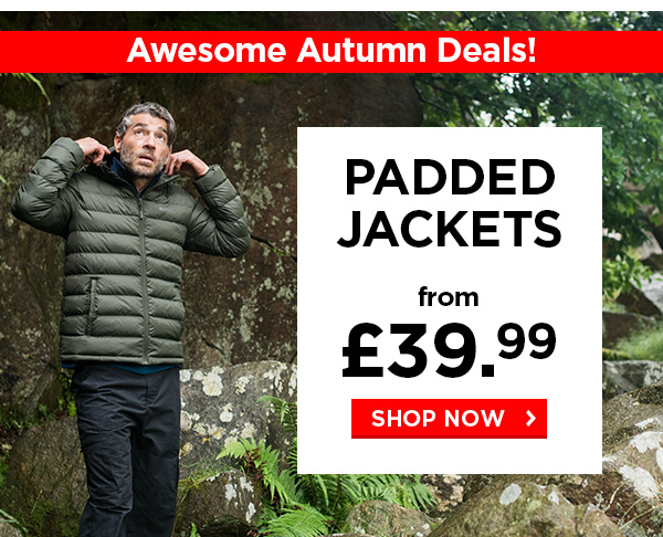 seasons mens padded jacket