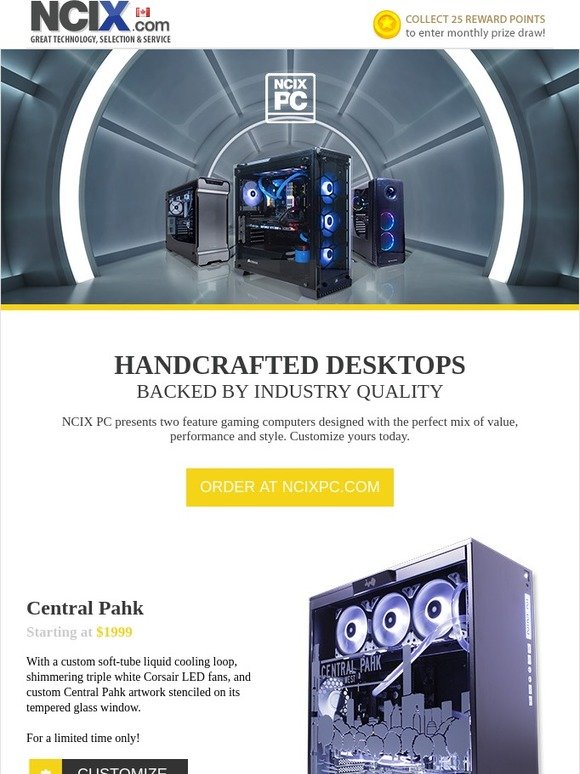 Presenting the Central Pahk & Final Impact NCIX PCs - Only available until September 30th!