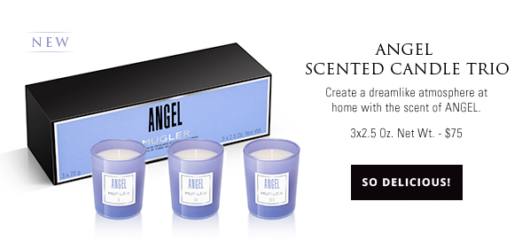 thierry mugler angel candle gift set