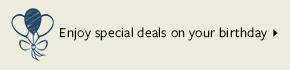 Enjoy special deals on your birthday