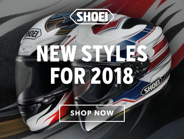 RevZilla: Just Arrived: Shoei 2018 Helmets | Milled