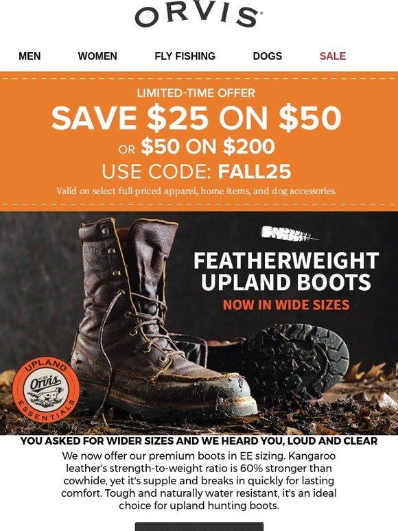 orvis kangaroo boots