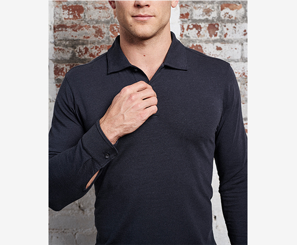 mack weldon long sleeve polo