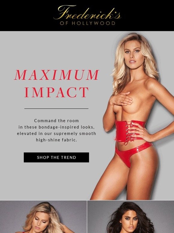 Frederick's of Hollywood: Sexy Is A Cinch