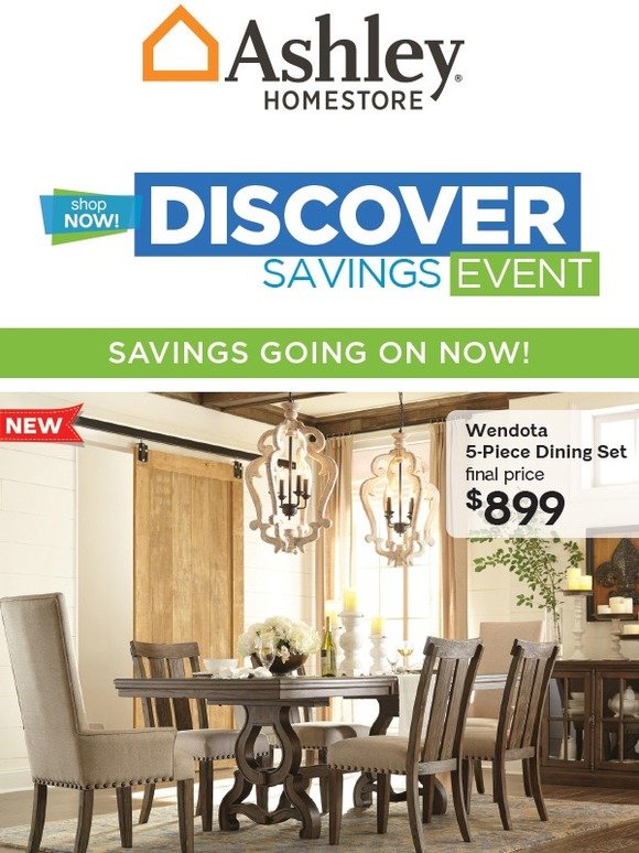 Ashley Homestore UNLOCKED! You just landed an up to 30 DISCOUNT Milled