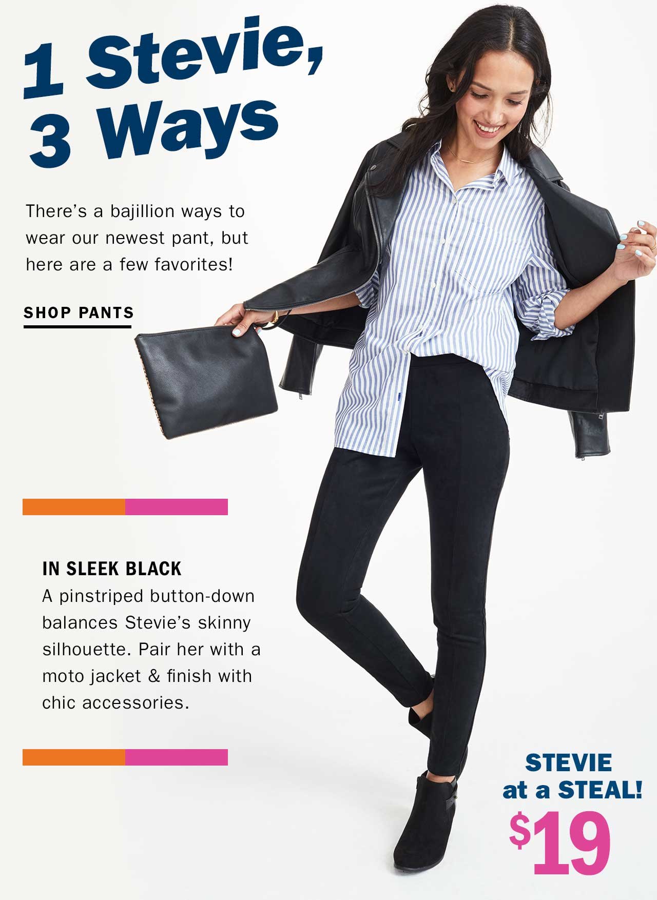 Old Navy: 🔵 3 ways to wear Stevie, our #1 fall pant