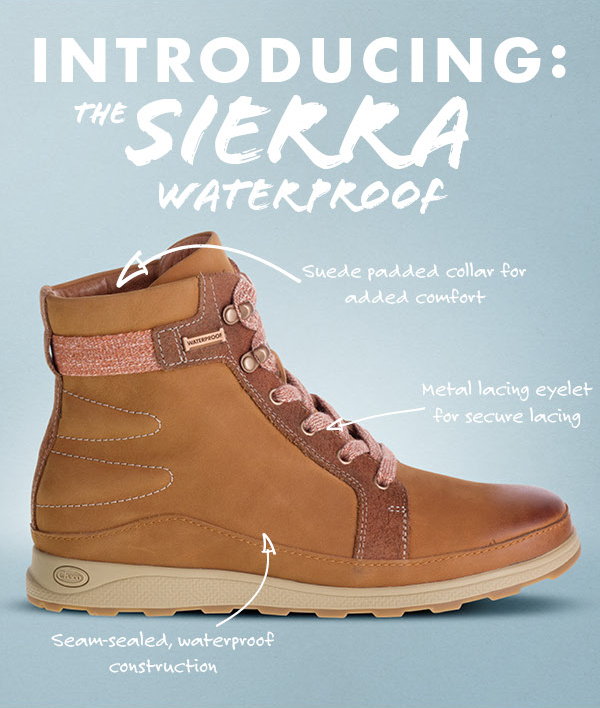 Chaco Introducing The Sierra Waterproof Milled