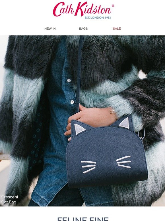 cath kidston cat backpack